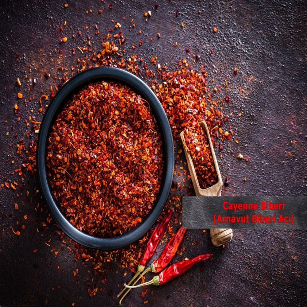 Cayenne Biberi (Arnavut Biberi Acı) 100 Gr