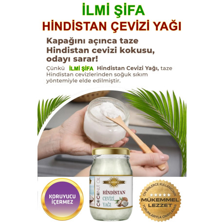 Hindistan Cevizi Yağı 160 Gr
