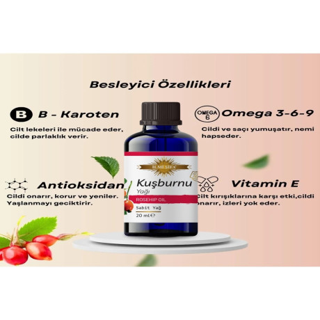 Kuşburnu Yağı 20 ml